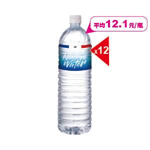 家樂福天然水 1500毫升x12