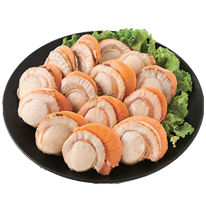 冷凍熟含卵帶唇扇貝800g