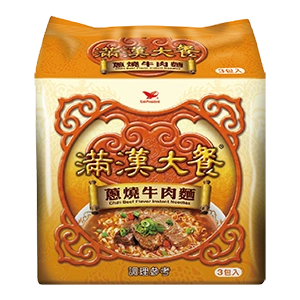 滿漢大餐袋麵系列(173∼200克)×3