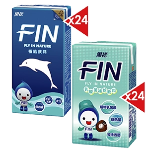 黑松FIN補給飲料(原味/乳酸菌)(250∼300毫升)x24