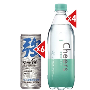 泰山Cheers奇兒思氣泡水系列(250∼500毫升)x(4∼6)