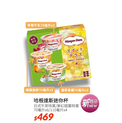 哈根達斯特賞迷你杯系列
