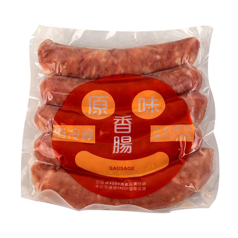 冷藏台灣豬原味香腸真空包350g
